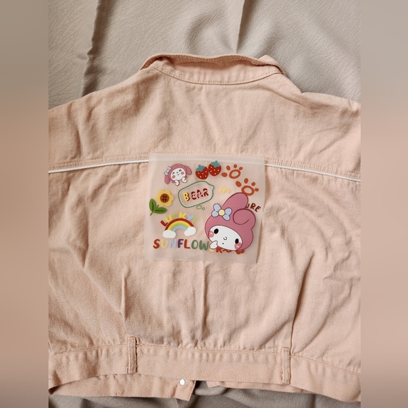 2/$20 Iron on Heat transfer Sanrio My Melody pattern Medium size - Picture 4 of 5